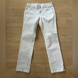Loft White Curvy Straight Jeans Size 8/29